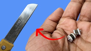 Razor Sharp Blade Sharpening Method Guaranteed! In Just 5 Minutes