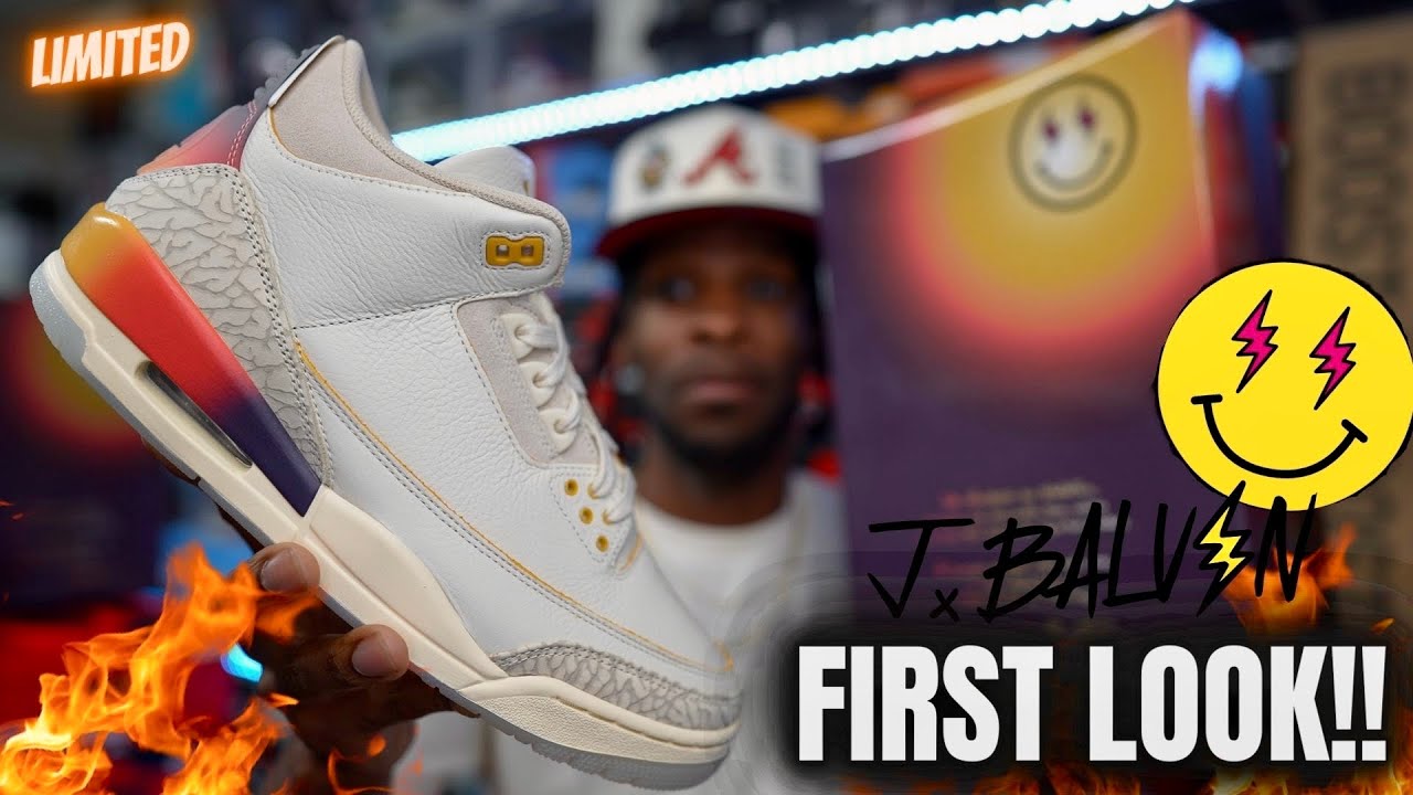 JUST IN: THE JORDAN 3 x J BALVIN 'MEDELLÍN SUNSET' HAS BEEN