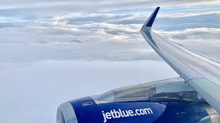 Cloudy Landing SFO – JetBlue Airways A321-231 Landing San Fransisco – N987JB