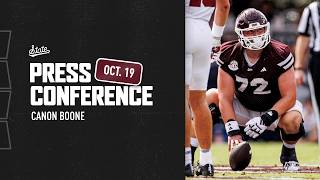 FOOTBALL | Canon Boone Press Conference - 10/19/26