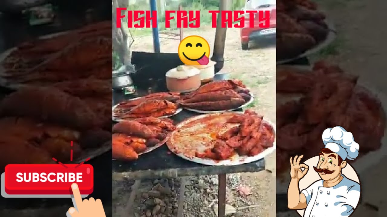 Fried Fish Street Food near Shivasamudram falls - YouTube