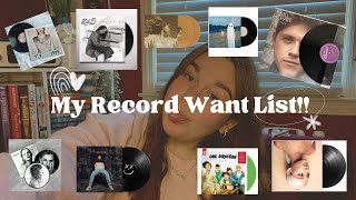 My Record Want List!!