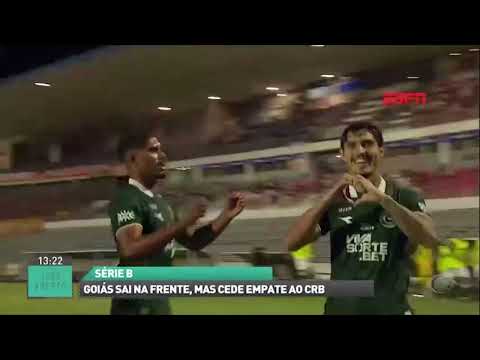 SÉRIE B: GOIÁS SAI NA FRENTE, MAS CEDE EMPATE AO CRB