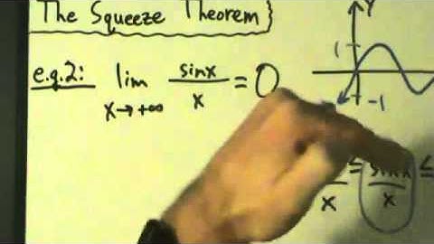 Calculus I - Limits - The Squeeze Theorem - 3 Examples