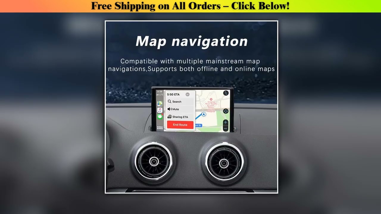 Wireless Carplay Android Auto Lossless Installation Interface For Audi A3 A4 A5 Q2 Q5L Q7