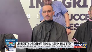 LSUS 'geaux bald' for a cause