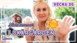 MIDSOMMAR MED VÄNNER & BYGGER BLÖJTÅRTA - Melina Criborn vecka 30