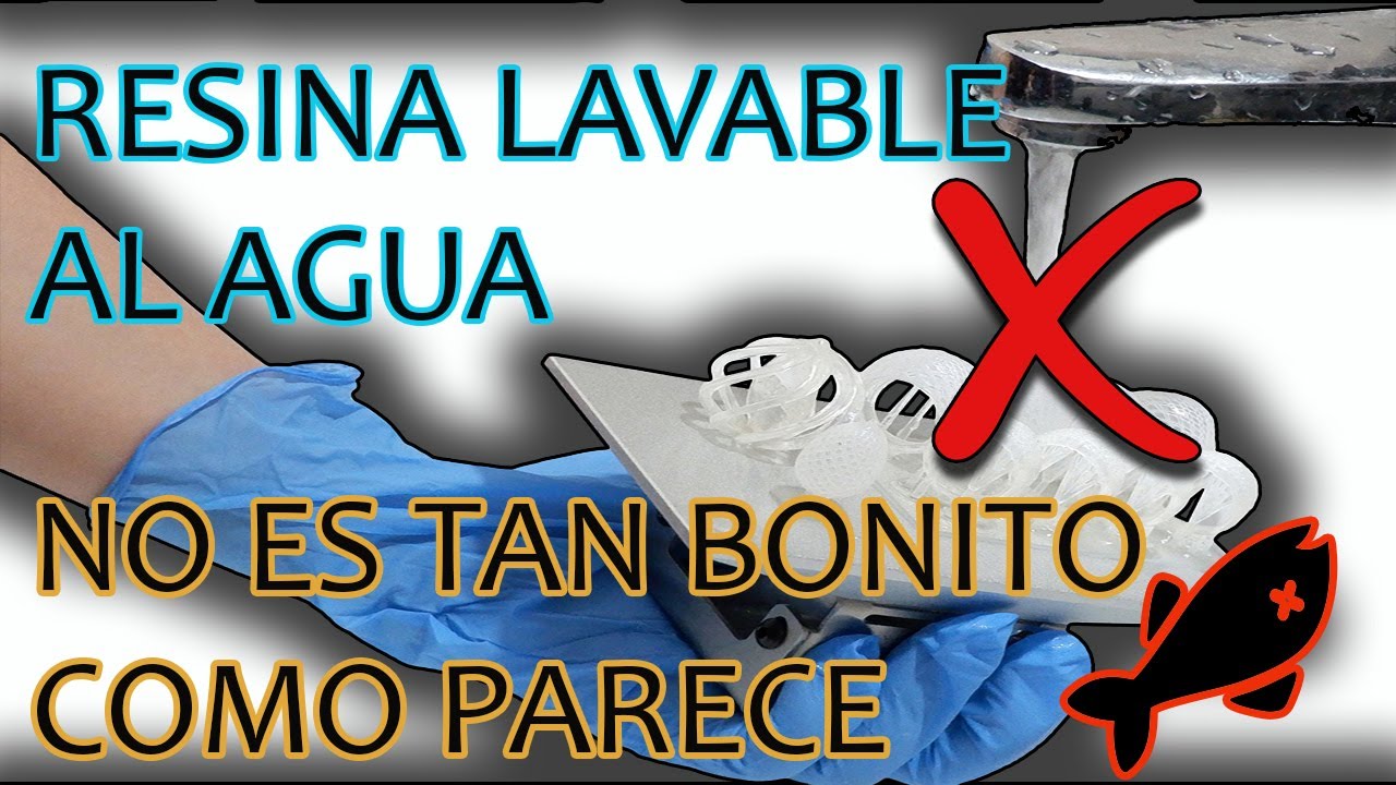 Resina lavable con agua - Impresoras 3D