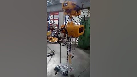 electric chain hoist test video - dqcranes