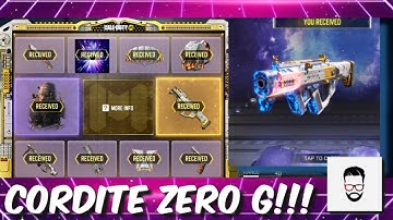 NEW DYNAMIC CORDITE ZERO G is the BEST Skin! + Nikto set -The Void Lucky Draw COD mobile