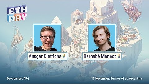 Ethereum Protocol Update Scale Blobs - Devconnect