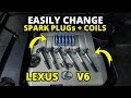 How To Change 2GR-FE Coils & Spark Plugs 2006-18 Lexus ES350 / 2006-17 Toyota Camry - Under 1 Hour