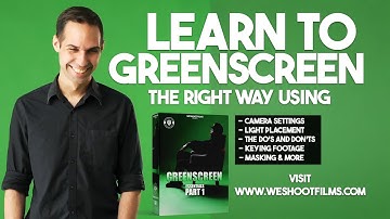 How to GREENSCREEN the right way (Greenscreen Tutorial)