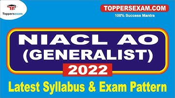NIACL AO (GENERALIST) Update Syllabus & Pattern 2022 | Questions Bank | Free Mock Test | Best Books