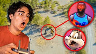 BUGS BUNNY VE LEBRON JAMES 'İ DRONE İLE YAKALADIK !! (Drone Düştü)