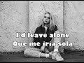 Billie Eilish - No Time To Die - Subtitulos Español Inglés