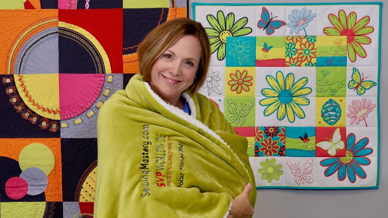 How to Embroider on Blankets + the SewingMastery Polar Plunge Announcement YouTube