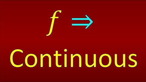 f implies continuous