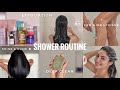 everything shower routine -- hair SHINE + skin GLOW ✨