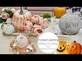 Painting pumpkins, make your own mouldings and shabby chic shop tour.