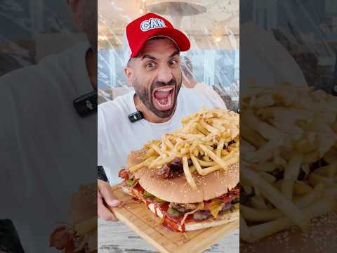 I failed this MONSTER Burger Challenge // Nicks Fish Grill & Dessert
