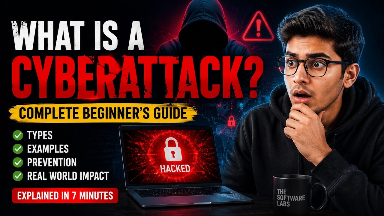 ⁣What is a Cyber Attack? | Complete Beginner's Guide to Cyber Security (2026)