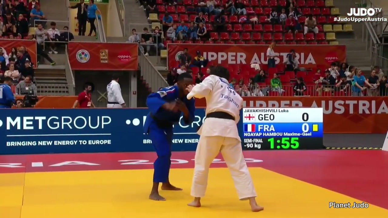 Luka JAVAKHISHVILI 🇬🇪 🆚️ Maxime-Gael NGAYAP HAMBOU 🇫🇷 | полуфинал/-90кг | Гран При Австрия 2026
