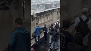 A rainy day on top of St Paul’s Cathedral…