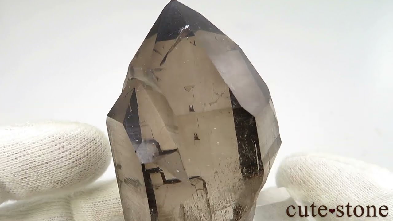 フランス モンブラン産（アルプス） スモーキークォーツ（水晶） No.3