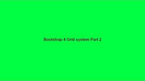 Bootstrap 4 grid system Part 2  | Freelancer Alhaj | Bangla Bootstrap 4