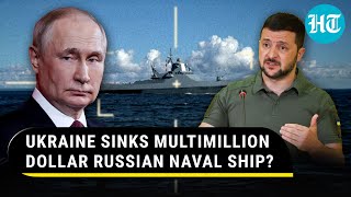Russia's Black Sea Fleet 'Under Attack'; Ship Worth $65 MN Destroyed By Marine Drones, Ukraine Says