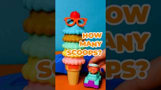 How High Can Blippi Stack the Ice Cream? 🍦 #shorts #blippi @BlippiPlaytime