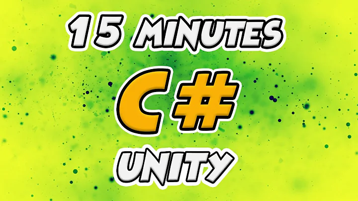 Learn C# Scripting for Unity in 15 Minutes (2022 Working)