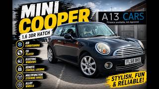 MINI Cooper 1.6 3dr | Stylish Hatchback & Low Running Costs