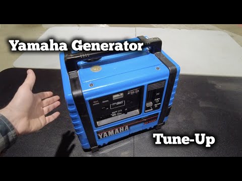 Yamaha Portable Generator basic tune up maintenance - YouTube