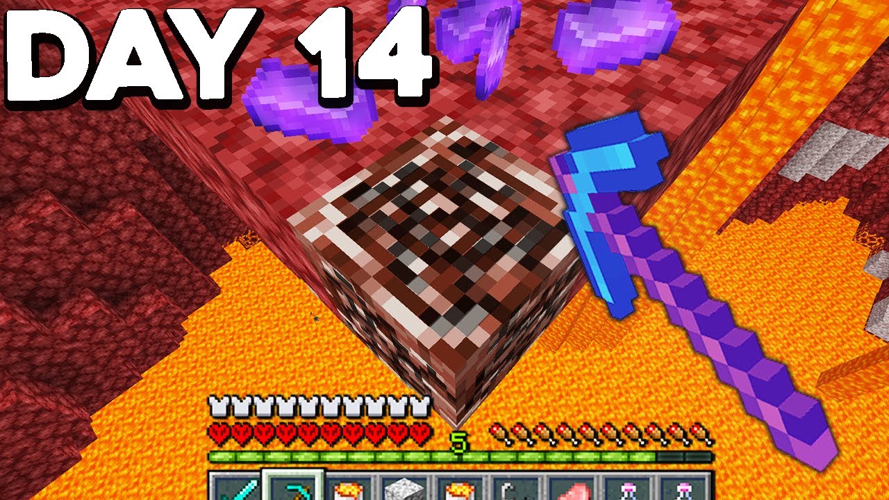 hardcore minecraft but i have to keep going until i find netherite... (#14)