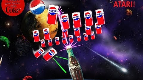 Atari 2600 Pepsi Invaders Longplay flipped score in under 3:00 minutes! 🕹️