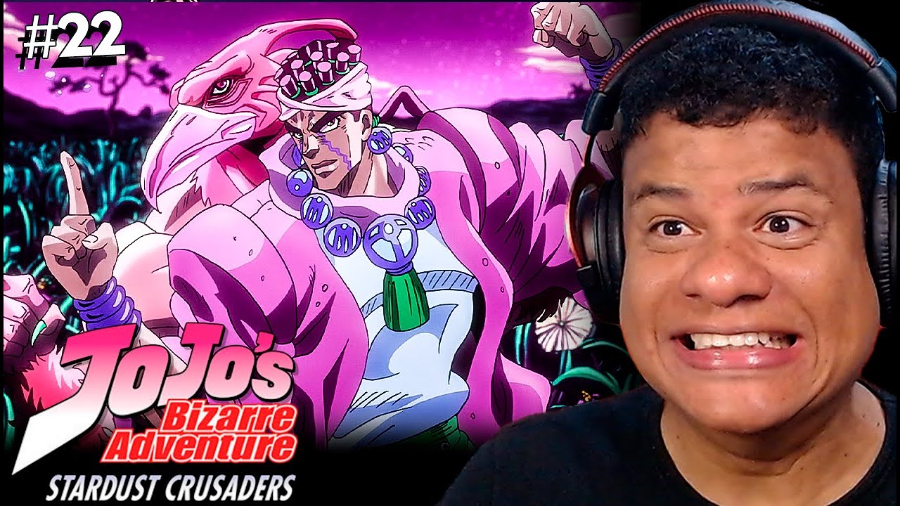 JOJO'S BIZARRE ADVENTURE 3X22 REACT!! - YouTube