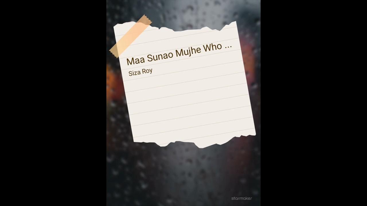 Maa Sunao Mujhe Woh Kahani for #jagjitsingh fans from album #crycry Maa Sunao Mujhe Woh Kahani for #jagjitsingh fans from album #crycry