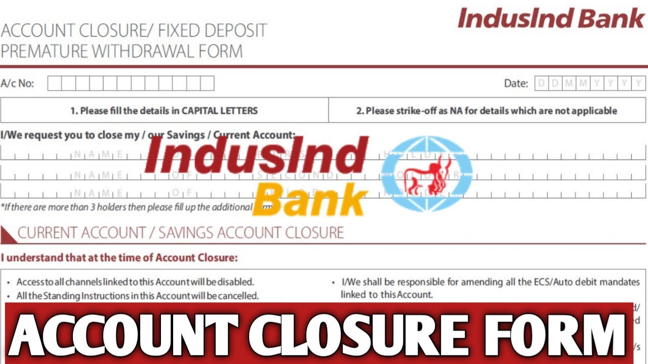 how-to-fill-account-closure-form-of-indusind-bank-account-closure-form-kaise-fill-up-kare