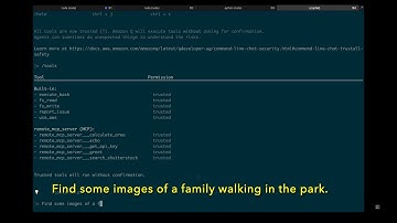 Amazon Q Developer CLI with Model Context Protocol (MCP) Server (no audio)
