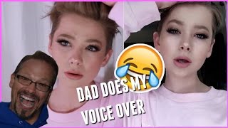 DAD DOES MY VOICEOVER (FUNNY AF)