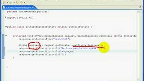 168 Tutorial-Handling the PortletRequest PortletResponse Cyc