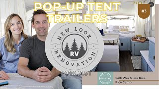 EP 3 Rice Camp on Renovating Pop Up Tent Trailers Video