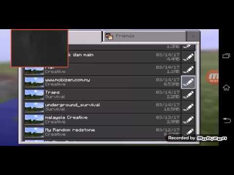 Minecraft mobizen recording... - YouTube