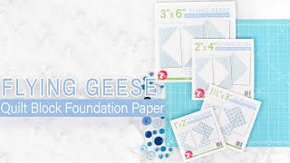 Flying Geese Foundation Paper Pads by It’s Sew Emma