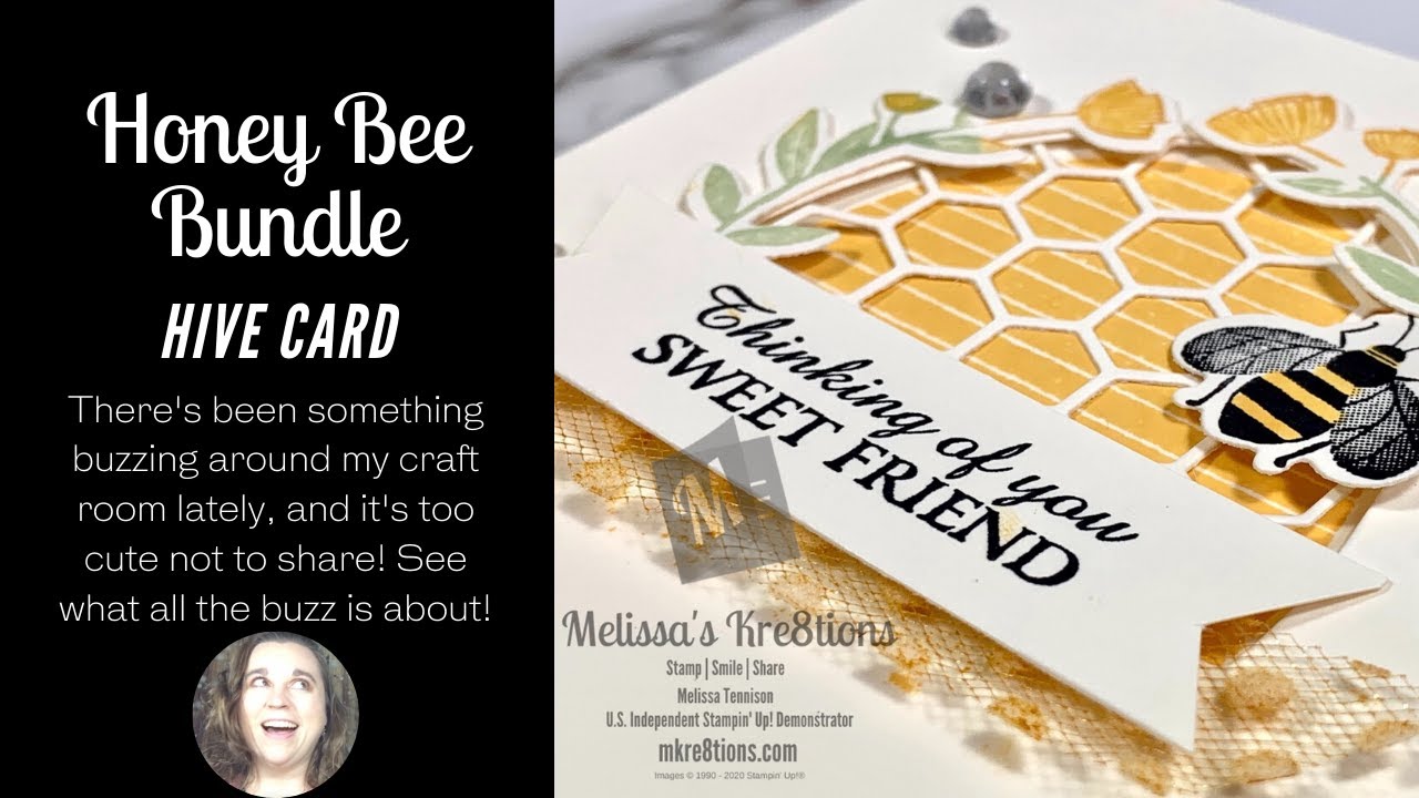 Honey Bee Bundle Hive Card with MKre8tions | Stampin' Up!®️