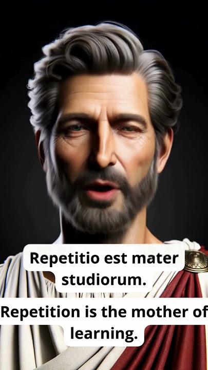 0321 Repetitio est mater studiorum | Repetition is the mother of learning
