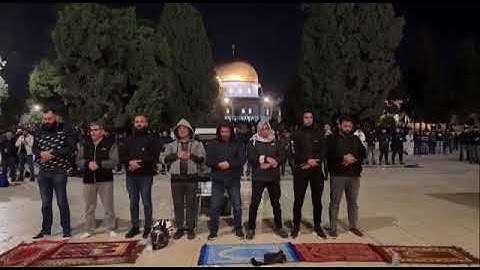 تلاوة رائعة و صوت جميل فى صلاة التراويح من المسجد الأقصى المبارك "من سورة الكهف"