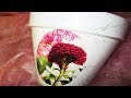 How to Decoupage and weatherproof A Terra Cotta Pot 2019!